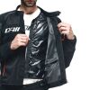 Dainese AIR FRAME 3 TEX letní textilní bunda černá/fluo-červená vel.52